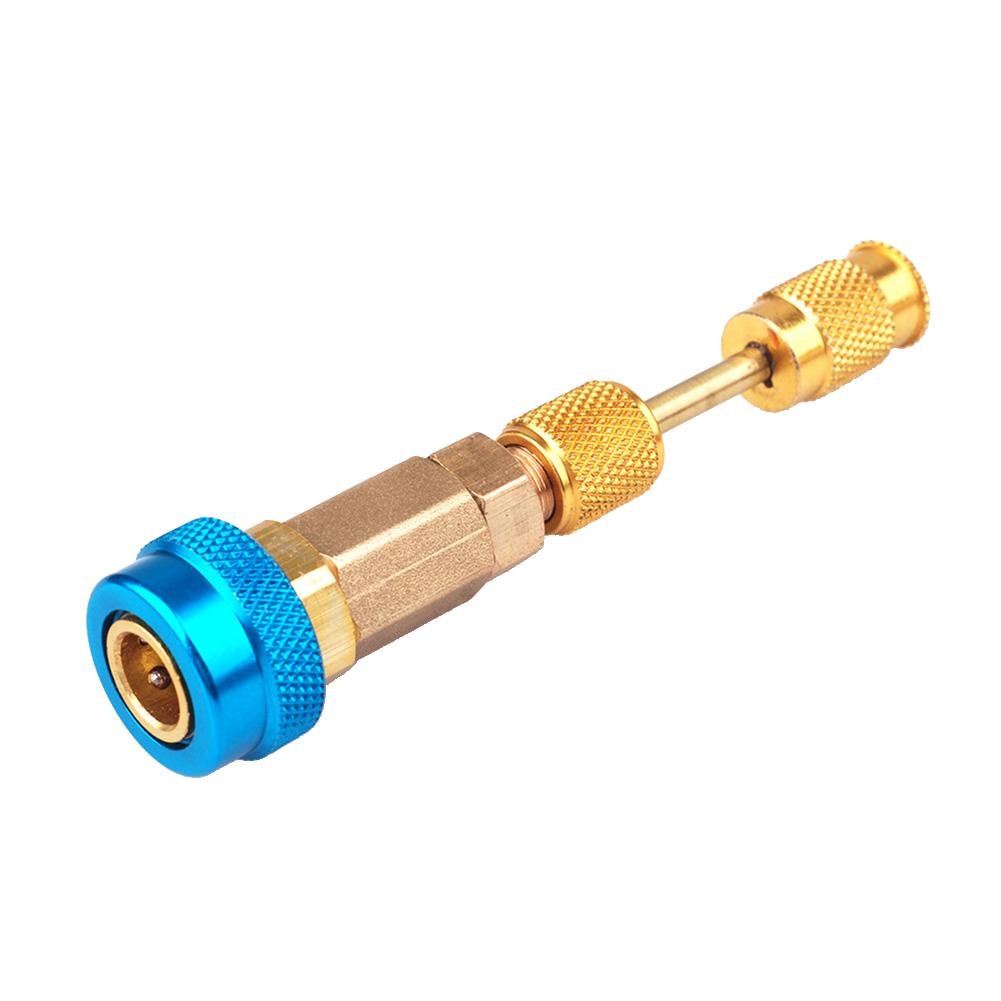 Equipo de aire acondicionado Universal para coche, válvula R134A, instalador de Extracción rápida con núcleo, herramienta de reparación de alta presión y baja presión