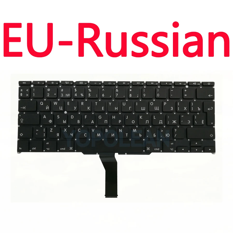 Neue A1465-Tastatur für MacBook Luft 11 Zoll A1370 A1465 Tastatur uns UK Russisch Spanien Französisch Jahr: Braun