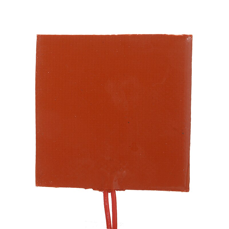 12V 10W piastra riscaldante in silicone flessibile impermeabile pad riscaldatore a filo blocco motore coppa olio serbatoio idraulico piastra riscaldante stuoia