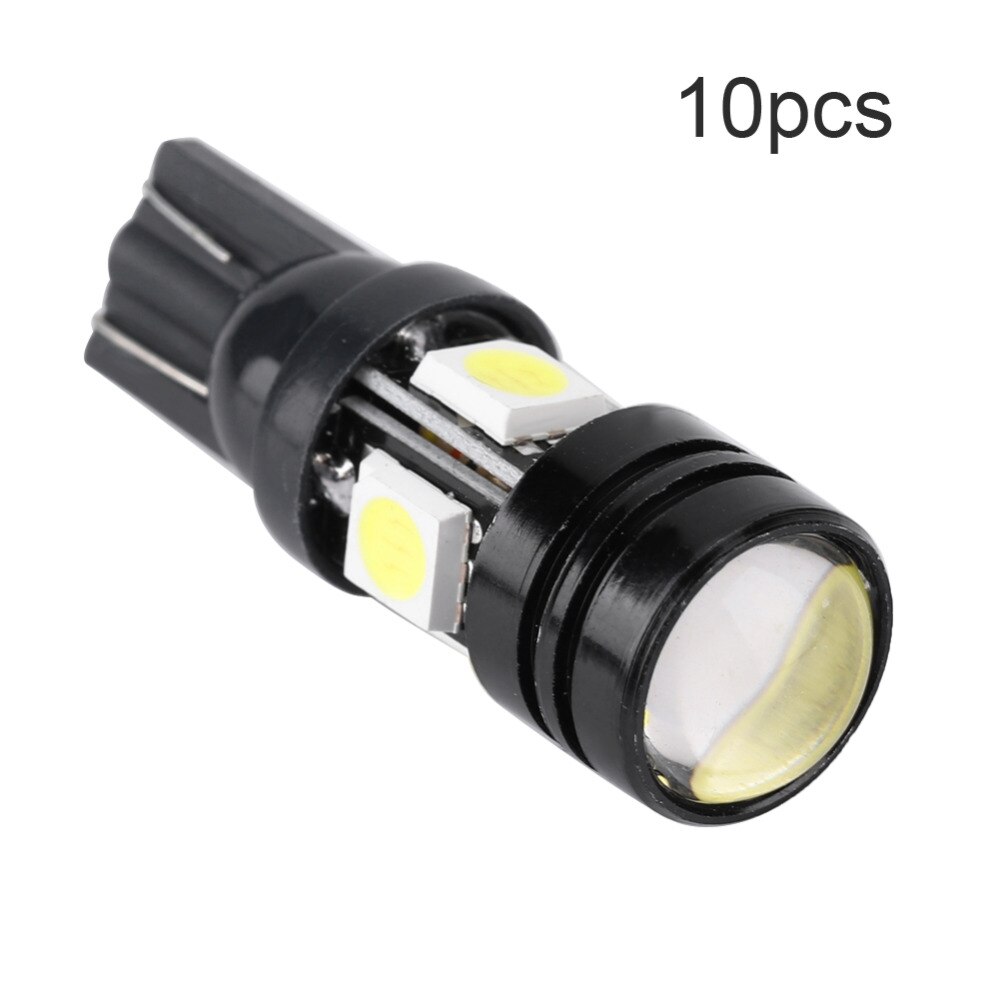 10 Pcs T10 5050 Led-lampen Elke lamp ingebouwde 4 stuks SMD en 1pc 1.5W LED ultra heldere lamp kralen Met de CANBUS detectie