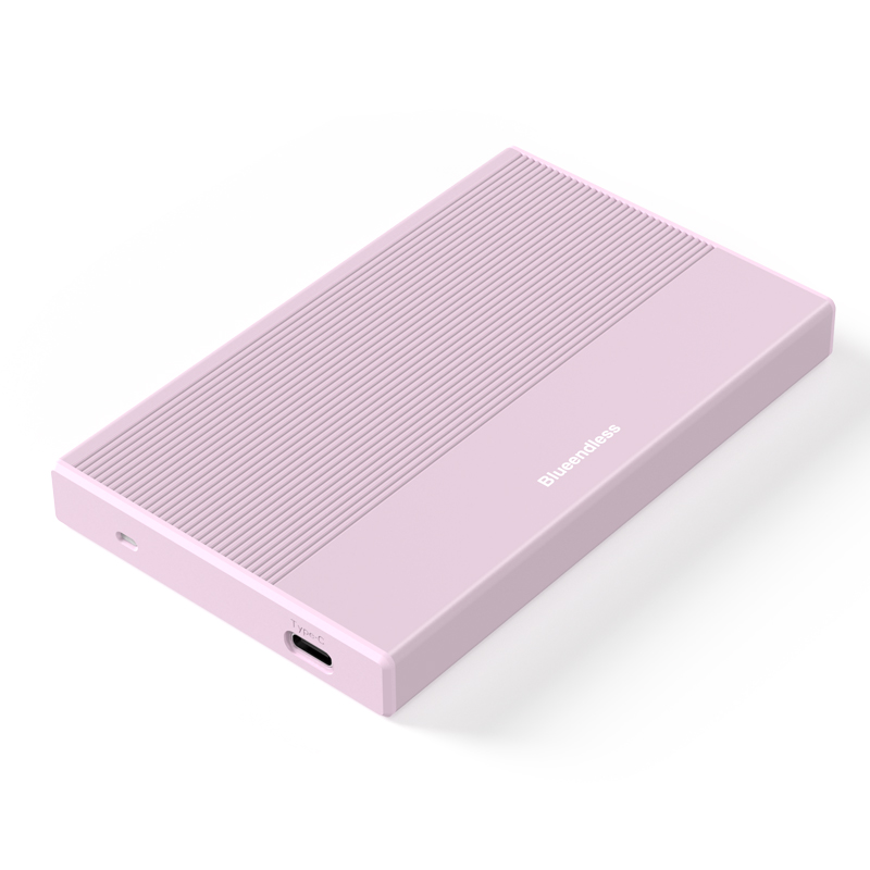 Blueendless USB3.0 HDD Hard Drive HDD Case Sata Case Aluminum 2.5 HDD Encolsure for Laptop PC External HD Case Hard Drive: Lavender