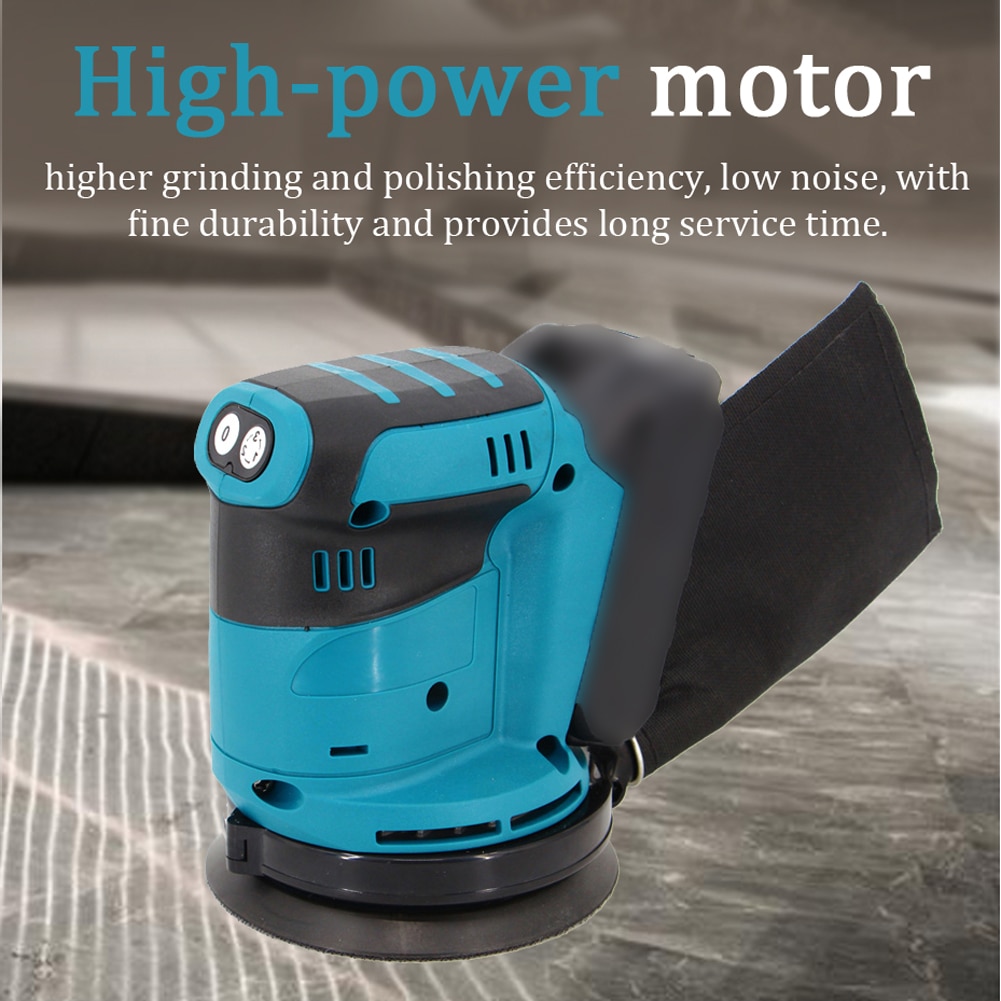 Cordless Electric Sander Car Polisher 3 Gears of Speeds Adjustable Auto Polishing Machine Wood Metal Waxing Grinding Machine