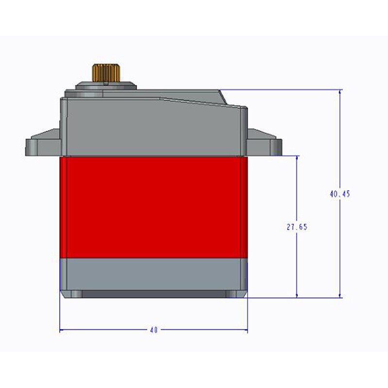 Td -8120mg waterproof metal gear digital servo with 20kg high torque 180 angles for rc remote control car model vehicle 20kg servo