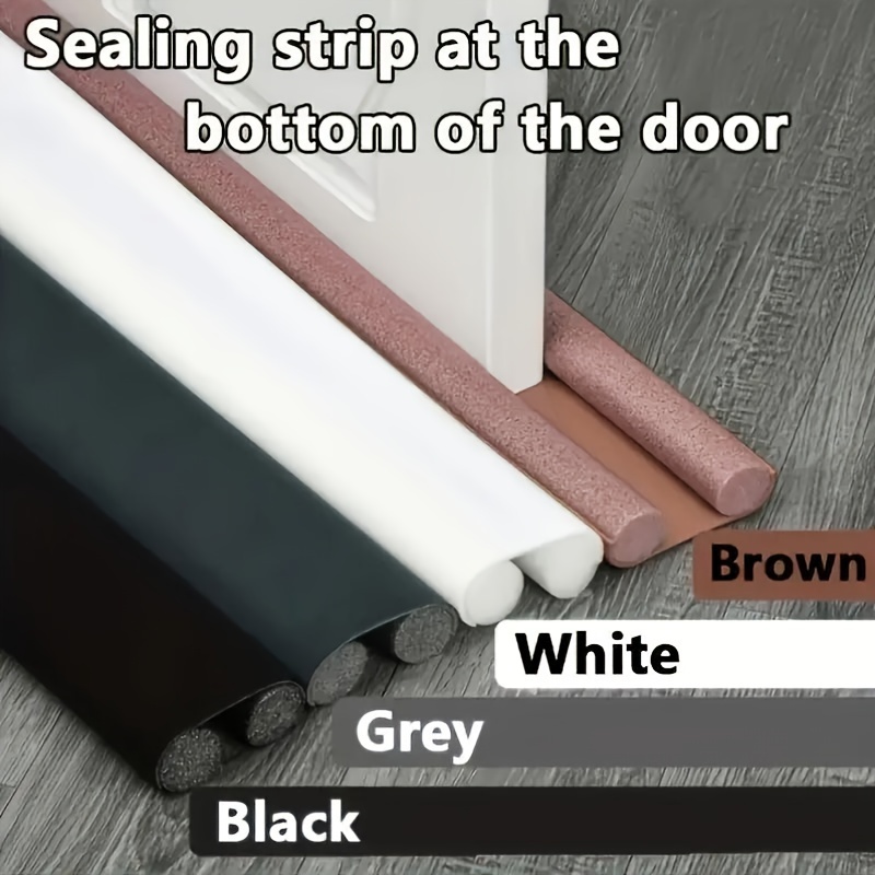 1PC/5PC Door Draft Stopper Weatherproof for Bottom of Doors Guard Double Flexible Wind Noise Weather Stripping Door Seal Door
