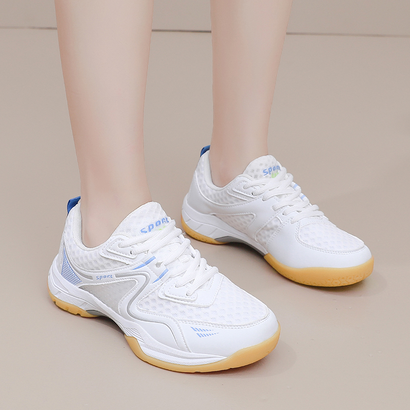Badmintonschoenen voor dames en heren, antislip, slijtvast, schokabsorberend, ademend, lichtgewicht, geschikt voor training en vrijetijdssporten.