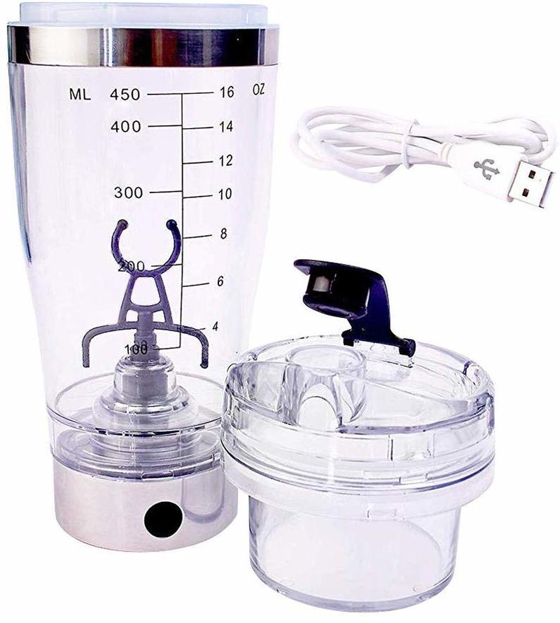 mikser USB ładowanie 16 uncji/450 ml wibrator robić odżywek białkowych elektryczny przenośny kubek robić mieszania kobiet wysoki za chwilę obrotowy tornado potrząsnąć Puchar mężczyźni