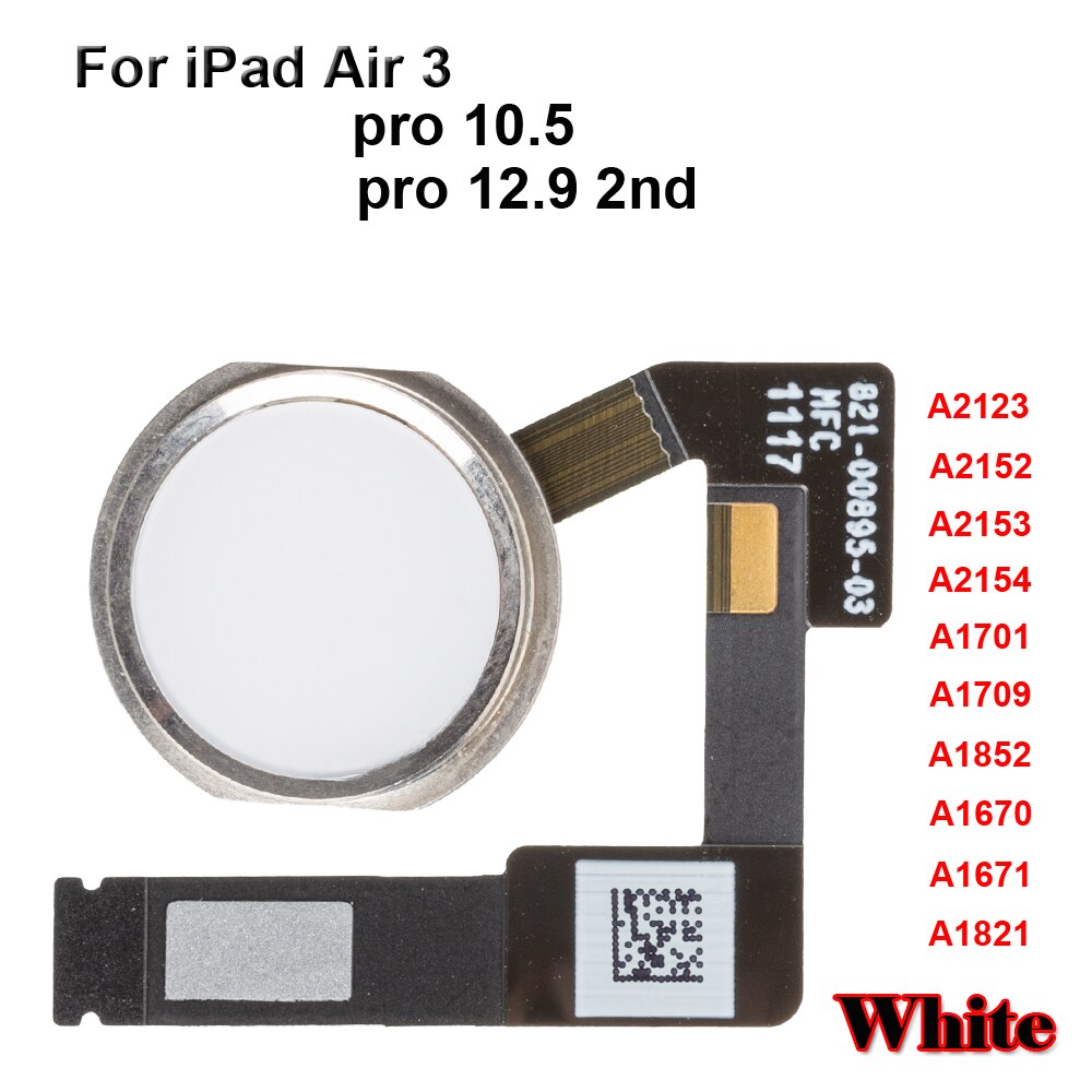 Heimat Taste Schlüssel Mit biegen Kabel Für iPad Profi 10,5 A1701 A1709 A1852 12,9 2nd A1670 A1671 A1821 Luft 3 a2123 A2152 A2153 A2154: Blau
