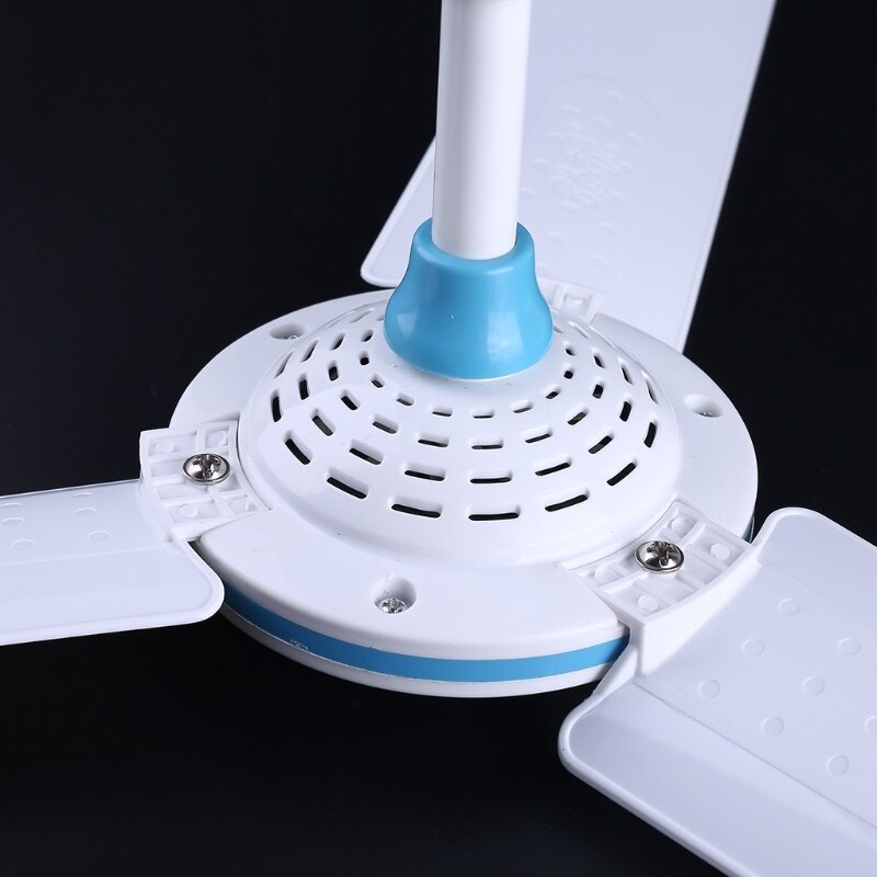 AC 220V 15.7 to 41 inch Silent Ceiling Fan Mute Electric Hanging Fan with Switch for Dining Living Room Home Bed Dormitory 19QE
