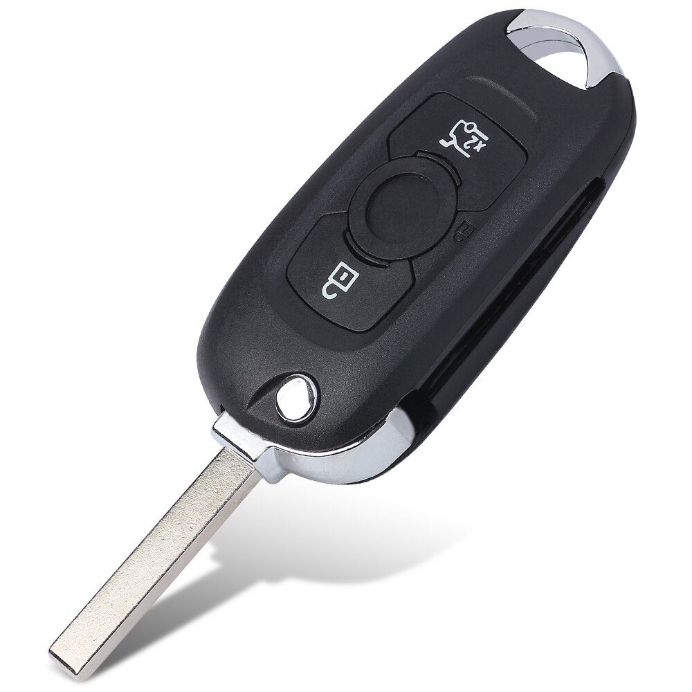 thumbnail image 2 of Vauxhall Opel Replacement Car Key Shell – 3-Button Remote Cover, B07 Style, Black, By C.D.R. 2 of 5