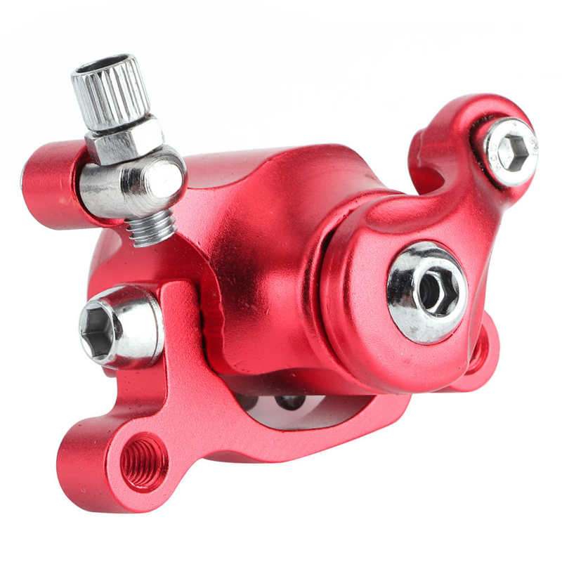 Brake Rotor Remschijf Aluminium Remklauw + Remblokken Set Universele Voor 24 ‑ 48V Kleine Elektrische scooter Remklauw