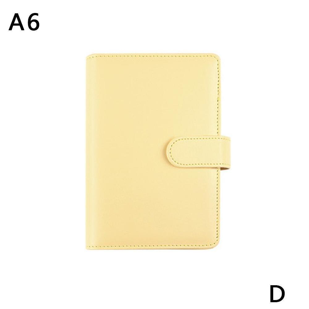 A5 A6 Classic Loose Leaf Ring Binder Notebook Planner D Binder Ring Notebook Leaf Notebook Diary Planner Loose Cover Cl T7L2: D
