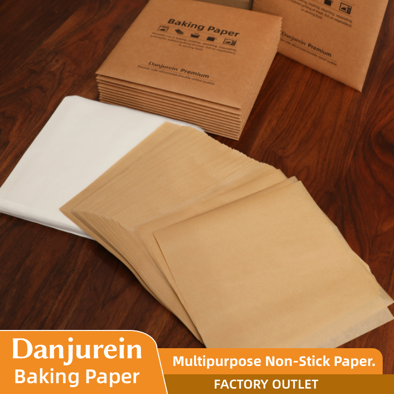 Pergament papier zurück papier vor geschnittenes Antihaft-Quadrat 8 "x 8" Luft fritte benutzen Papier Backbleche Grillen dampfenden Brot kuchen Keks