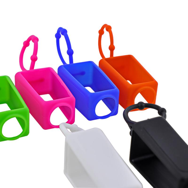 Random Hand Sanitizer Empty Bottle With Silicone Hook Hanging Style Mini Portable Plastic Squeeze Refillable Bottle