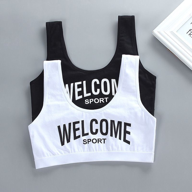 4pc/ parti teen pige sports bh børn top camisole undertøj ung pubertet lille træning bh i 8-14 år