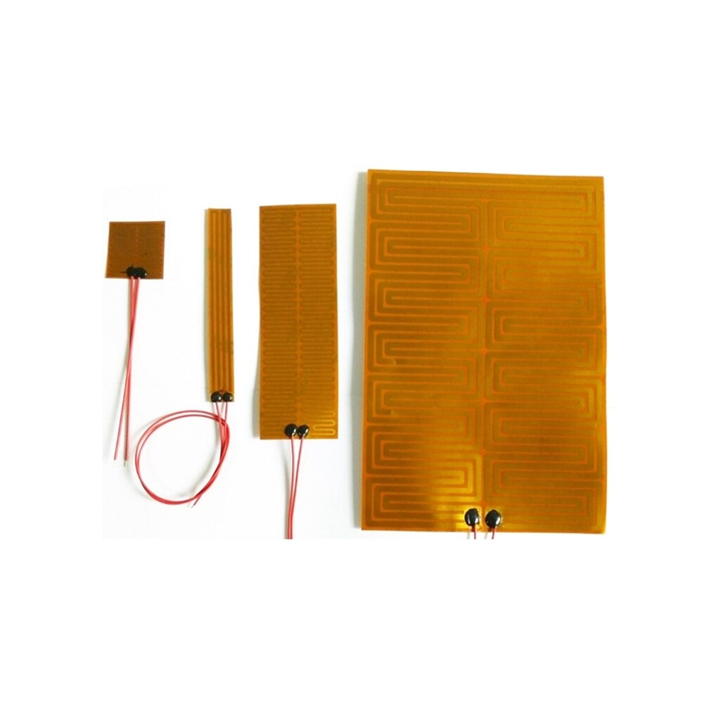 80x35mm 5V 12V 24V 110V 220V Pi Heizung Film Polyimid Klebstoff Elektrische heizung Platte Tafel Pad matt Kraftstoff Folie Öl Motor- Panzer