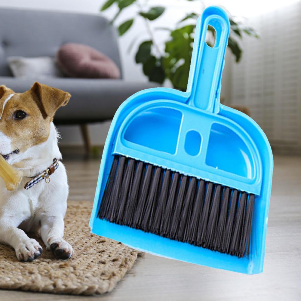 1Pcs Practical Mini Plastic Cleaning Sweeper Dustpan Broom Set Pets Home Cleaning Tools Small broom Pet Cleaning Products