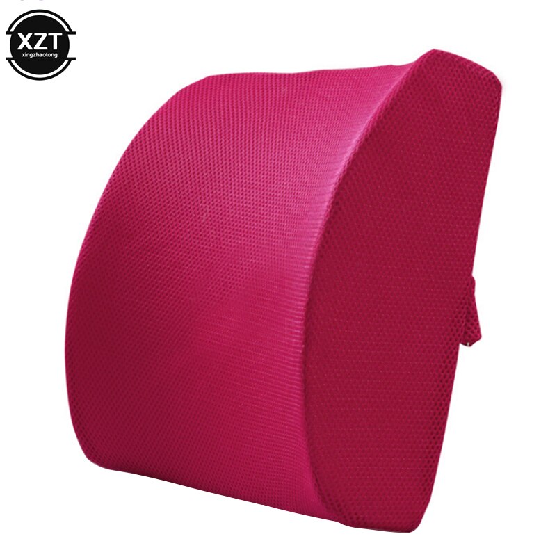 Car Memory Foam Breathable Car Seat Gap Filler Lumbar Cushion Back Waist Support Travel Pillow Car Seat Home Pillows