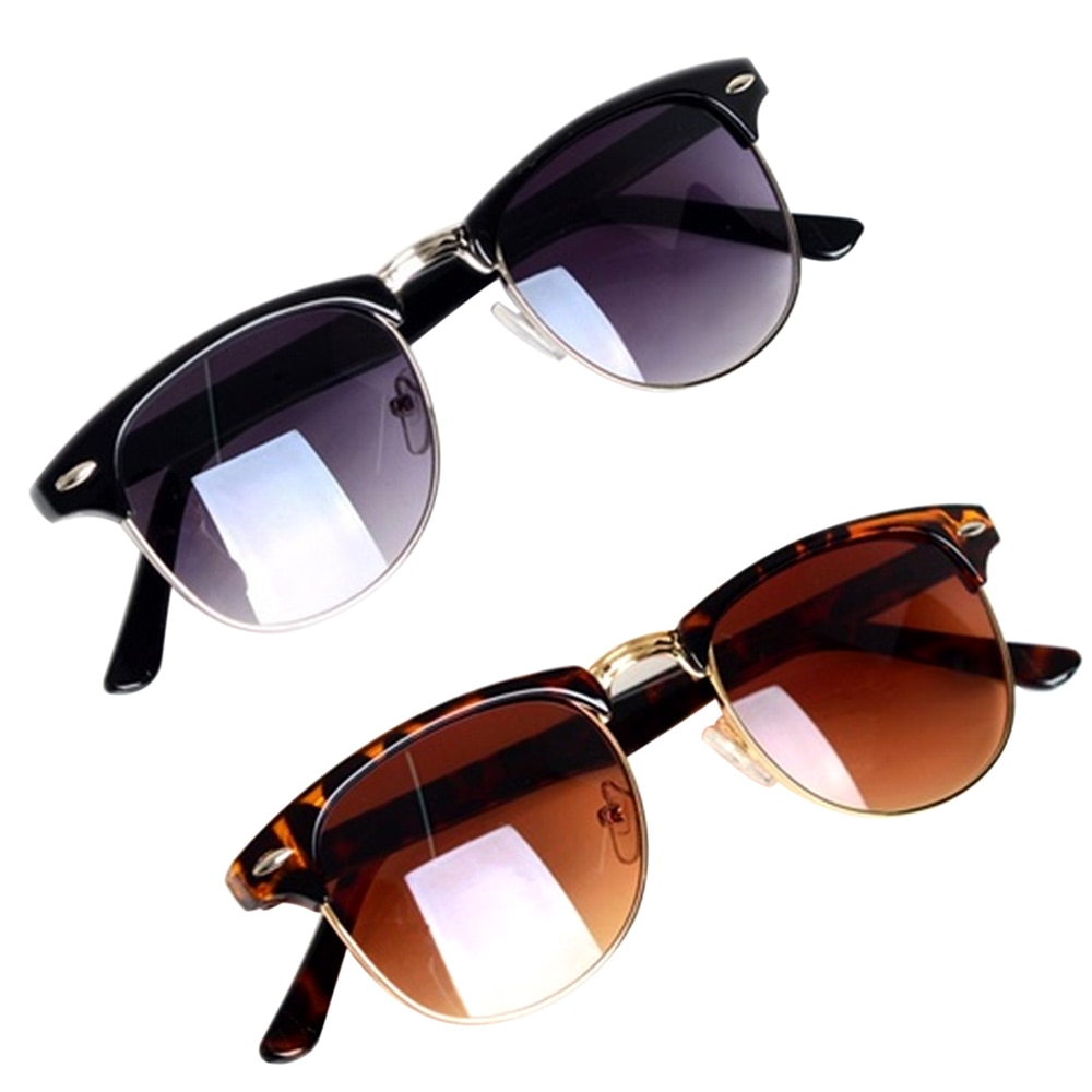Kule briller årgang retro unisex solbriller damemerke menn solglass reisetilbehør