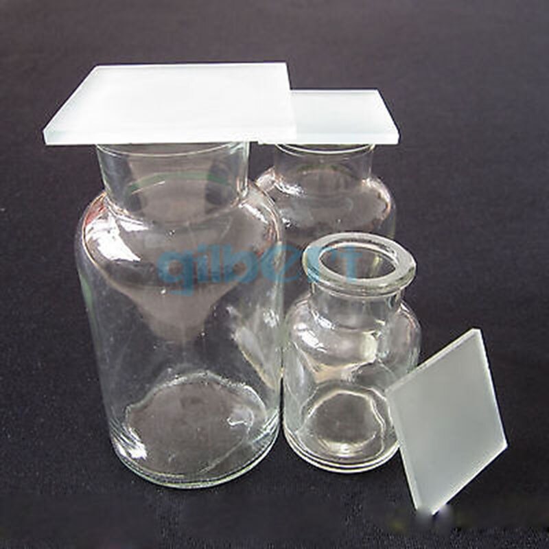 125ml Boden Durchmesser 55mm Labor Glas Gas Sammeln Flasche mit Milchglas Kappe