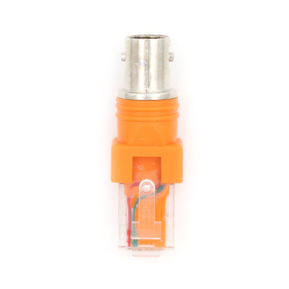 Accessories 1Pc Cable Connector Barrel Coupler Computer Cables Coaxial Connectors BNC Female To RJ45 Male Adapter RJ45 To RF: Default Title