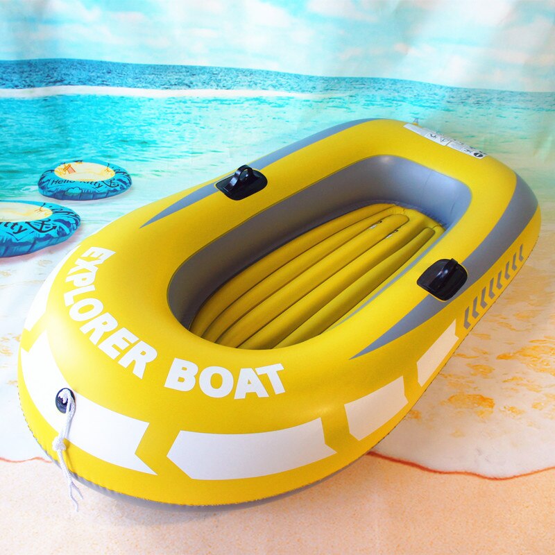 Inflatable Kayak Canoe 55kg Rowing Air Boat Double Valve Drifting Diving Inflatable Boat Fishing Boat
