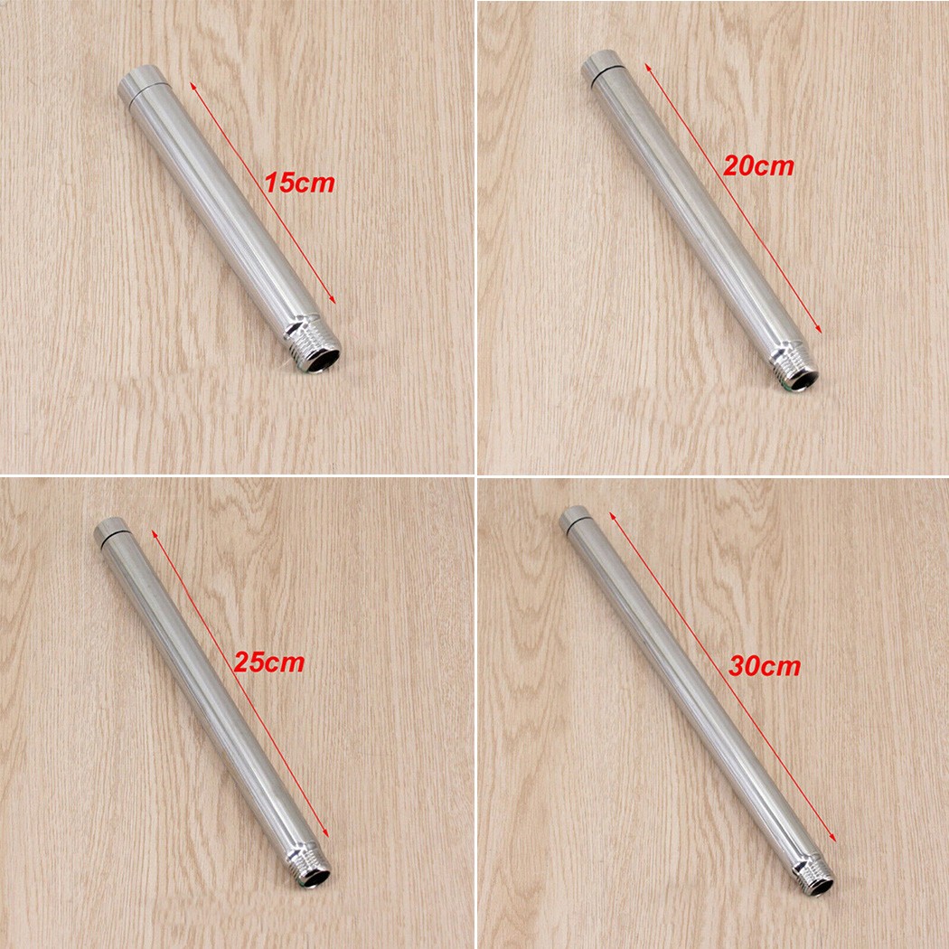 Shower Extension Rod Round Chrome-plated Handheld Shower Head Extender Bathroom Accessories 6inch 8inch 10inch 12inch