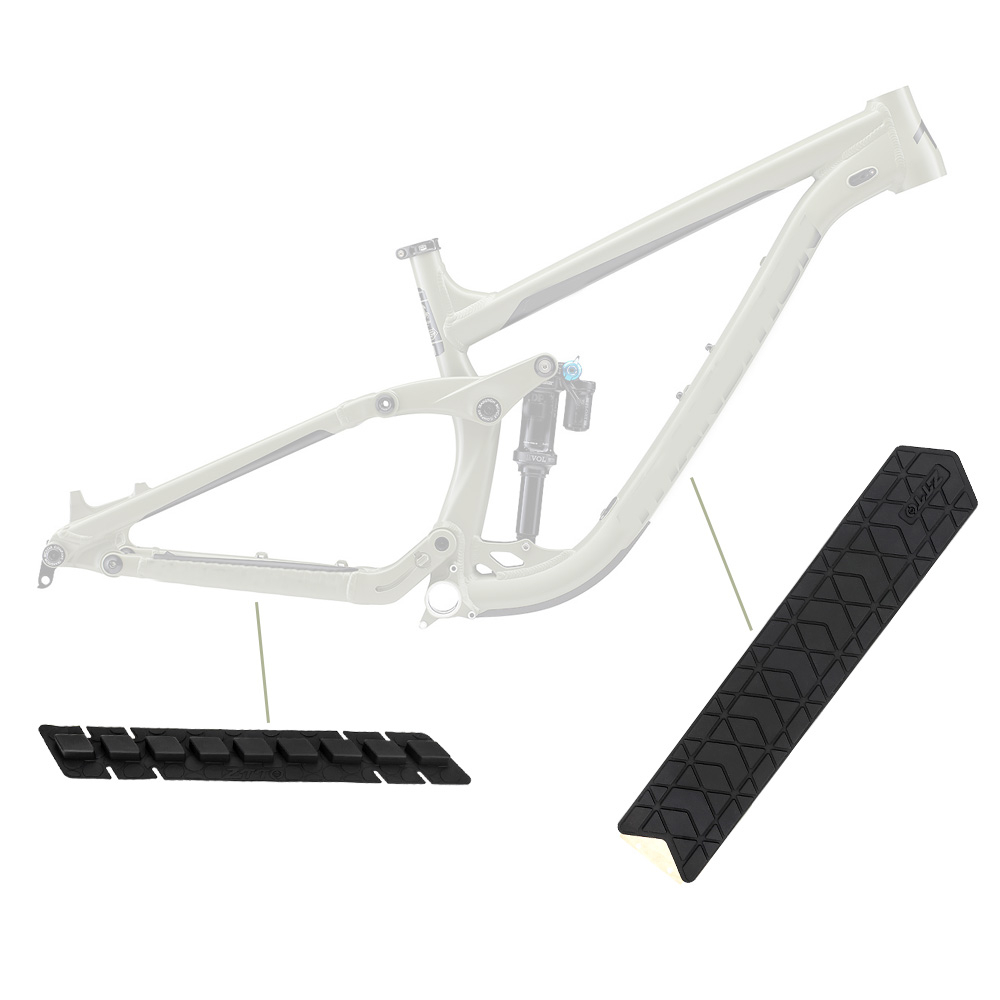 ZTTO MTB Rahmen Silikon Airbag Schutz Fahrrad Kettenstrebe Schutz Schutz Pad Airbag Unterrohr Aufkleber Anti Fahrrad Kette Klopfen