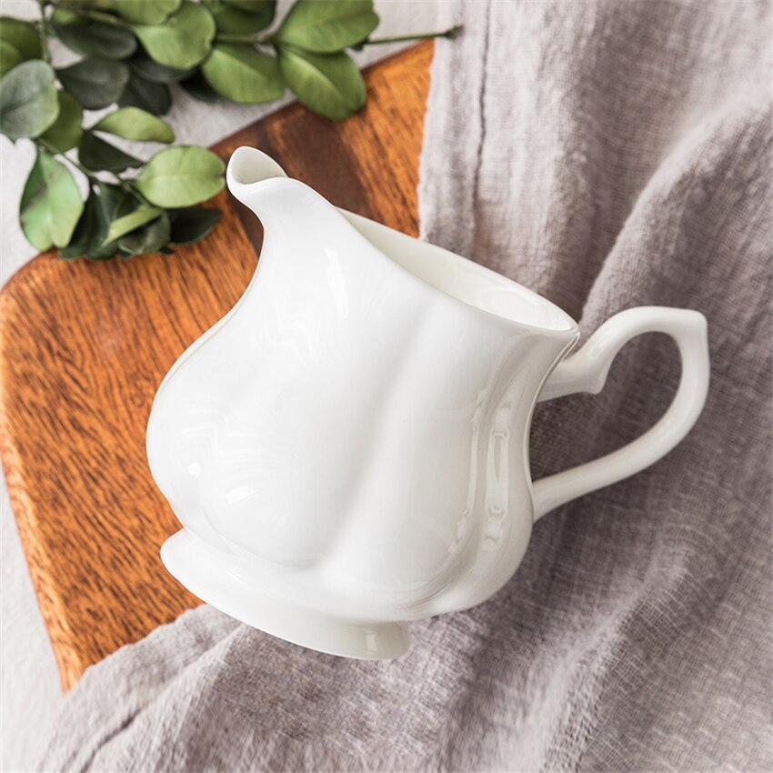 Britse stijl Melk cup koffie set keramische melk pot melk pot bone China Europese huishoudelijke melk cup kleine melk cup