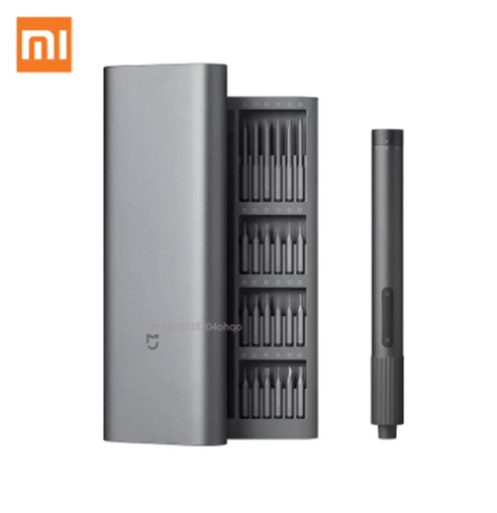 Neue Xiaomi Mijia Elektrische Präzision Schraubendreher Bausatz 2 Getriebe Drehmoment Kontrolle 400 Schraube 1 Typ-C Wiederaufladbare Magnetische Aluminium fallen