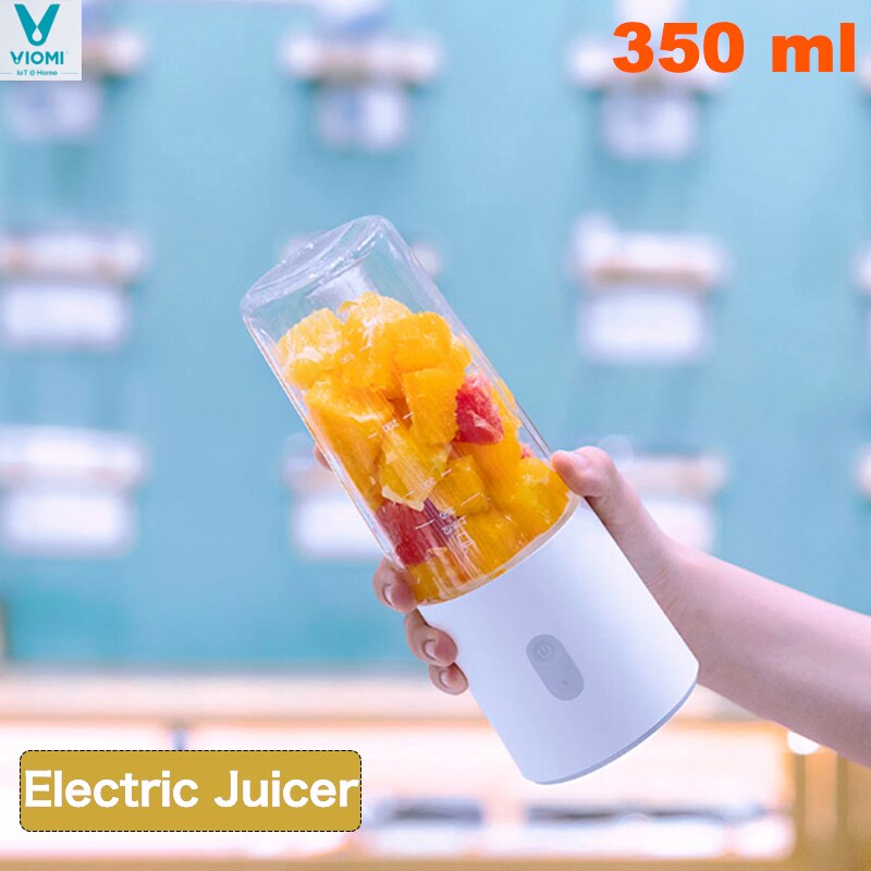 Xiaomi Viomi Portable Electric Juicer Blender Multipurpose Wireless Mini USB Rechargable Juice Cup 350ml Mini Cut Mixer Travel