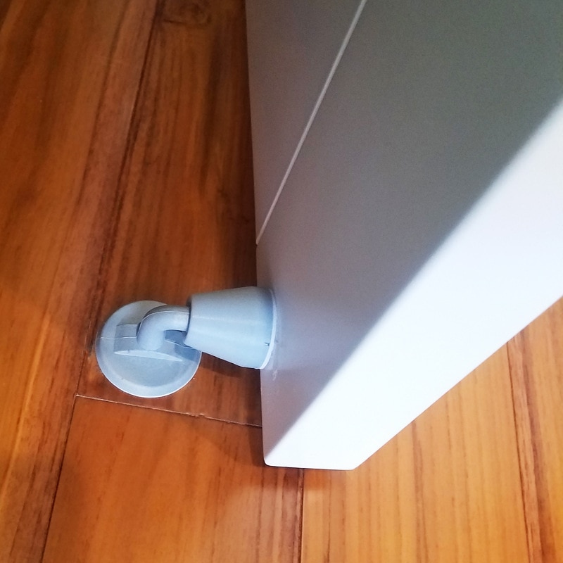 Silica Gel Door Stopper Door Holder Door Sticker Silent Door Sucked Cushion Door Wall Collision Avoidance ABS Wall Protectors