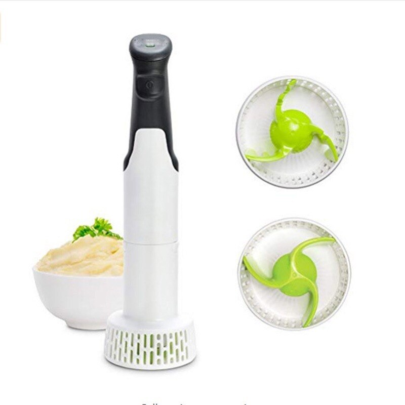 160W Electric Potato Masher For Kitchen Hand Blender Handheld Batter Mixer BPA Free Not Toxic For Baby Food Vegetable Cocina