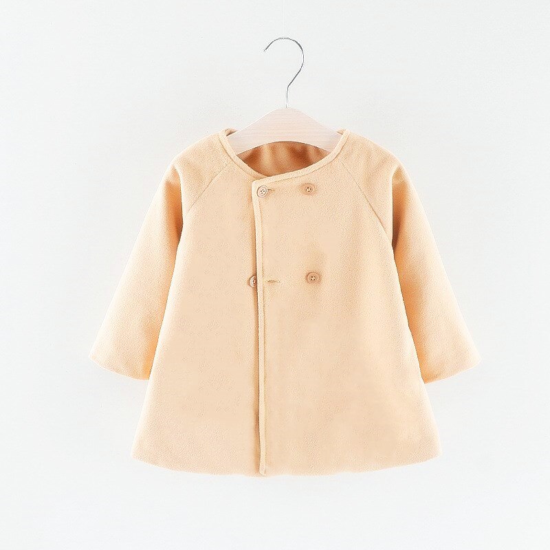 Toddler Girl Winter Coat Girls giacche abbigliamento invernale per bambini Toddler Girl primavera e autunno abiti 2022: beige / 80  80cm