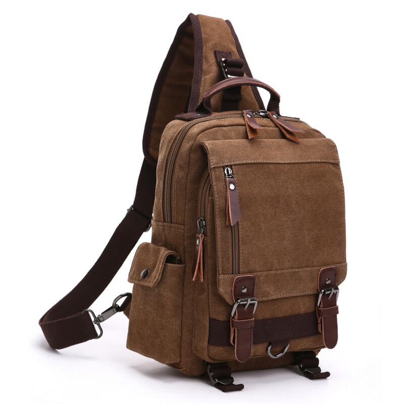 Arrivals Originele Canvas Unisex Schoudertas Vrouwen Plunjezak Vrouwen Messenger Bag Draagbare Night Schoudertas: photo color3