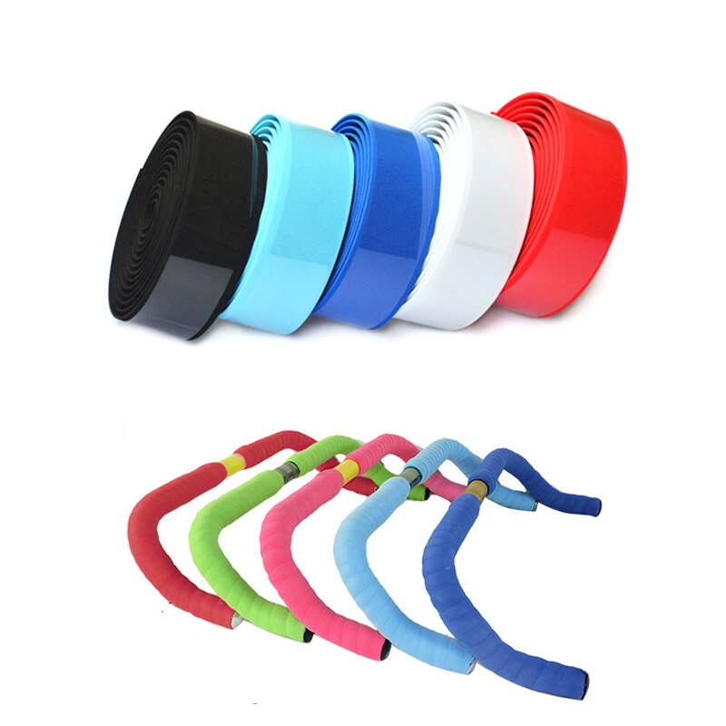 2 stk cykelstyr bælte cykel cykel styr tape wrap med 2 bar stik cykel cykel rem