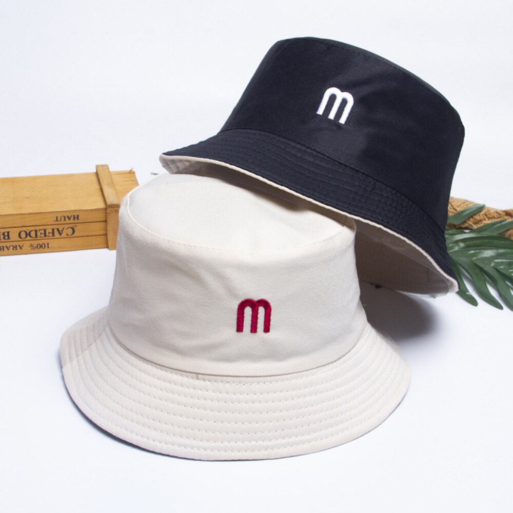 Zomer Bloem Emmer Hoeden Vrouwen Mode Katoen Strand Zon Hoeden Omkeerbaar Bob Chapeau Femme Bloemen Panama Hoed Visser Hoed: Type2 White