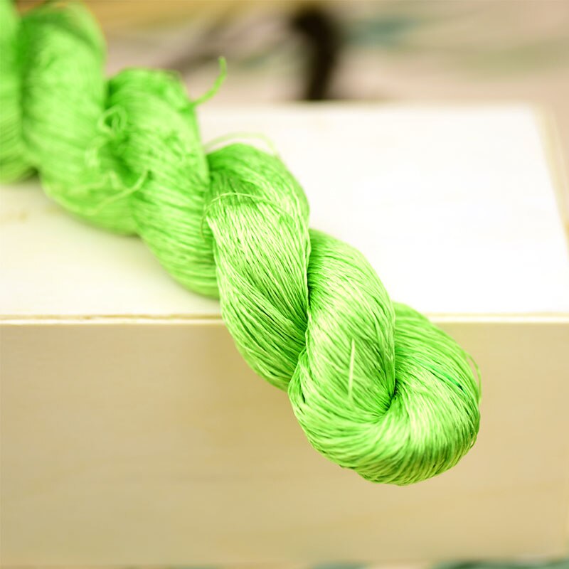 silk embroidery thread / 100% silk thread /hand embroidery embroider cross stitch/Leaf embroidery/green series: 2