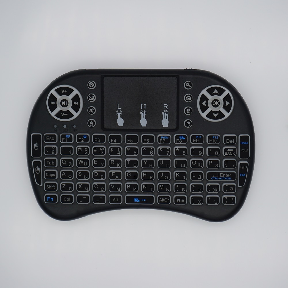 i8 Colorful Mini Keyboard 2.4GHz Wireless Keyboard for PS4/TV/PC with English/Russian/Spain/Hebrew Layout Air Mouse Keyboards