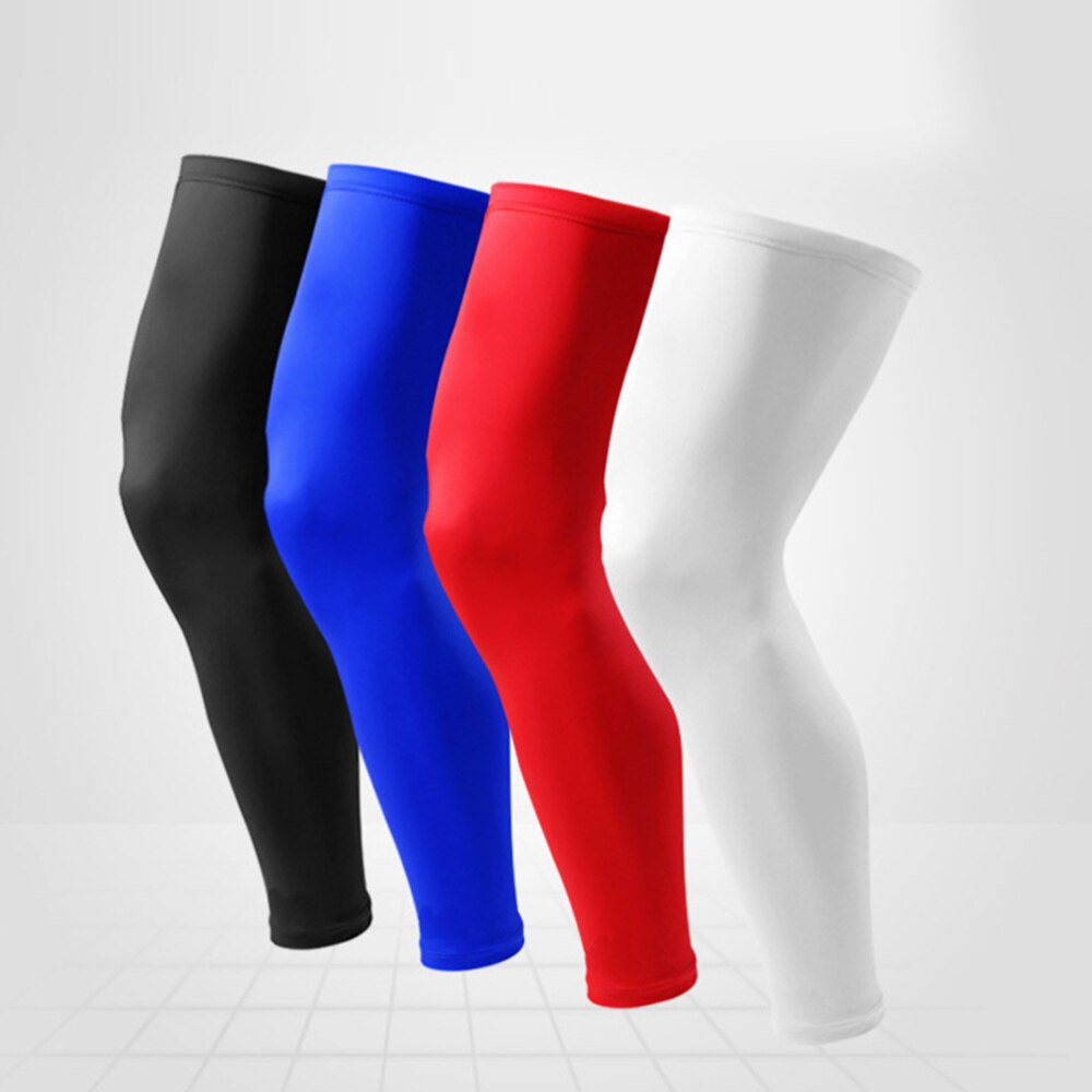 1 Pair Sports Knee and Leg Socks Sun Protection and Fitness Protection Socks for (Blue Size)