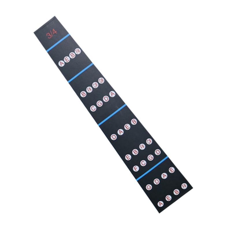 Violin Fingerboard Sticker Violin Finger Position Marker Starter Chart Position Indicator Musical Instrument Accessory: 3 out of 4