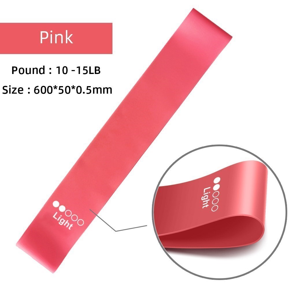 Gym Accessories Resistance Bands Yoga Bodybuilding Sport Equipment Fitness Portable Body Building Sports Entertainment: Pink