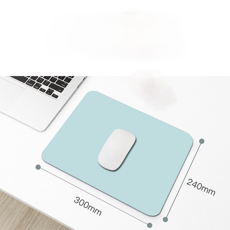 Portable Home Office Game MousePad Resting Surface Protective dining Desk Writing Mat Easy Clean PU Leather Desk Mat laptop pad