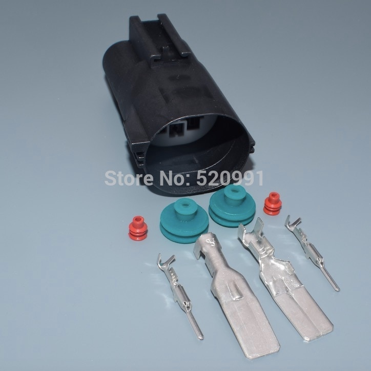 shhworldsea 1sets 4 Pin 7283-8497-90 Female Waterproof Connector Electric Fan Socket Plug For Ford Focus Volvo Land Rover: 1set male