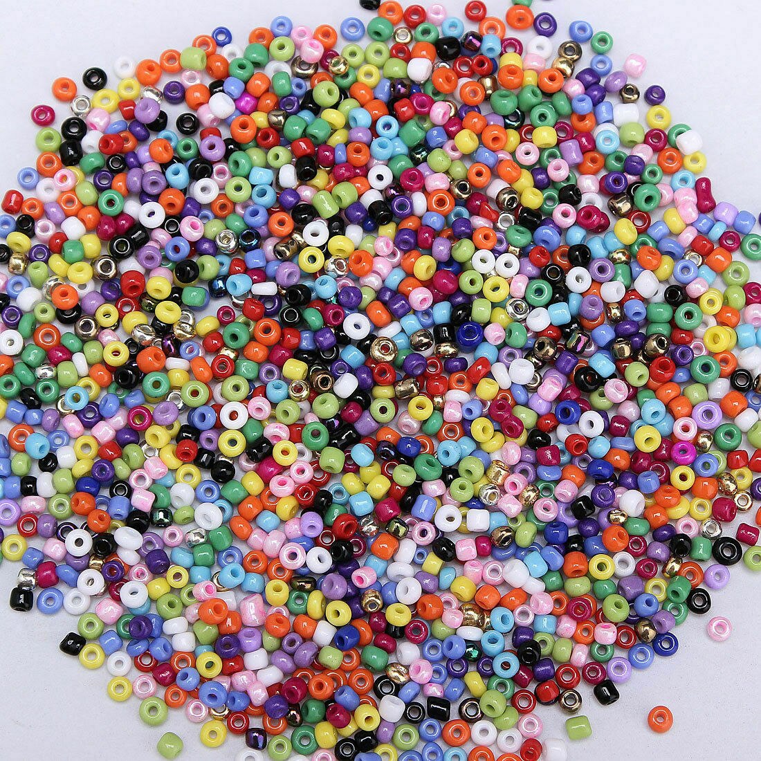 1000Pcs 2mm Czech Glass Bead Round Spacer Bead Bracelet Necklace DIY Material Jewelry Making Bead