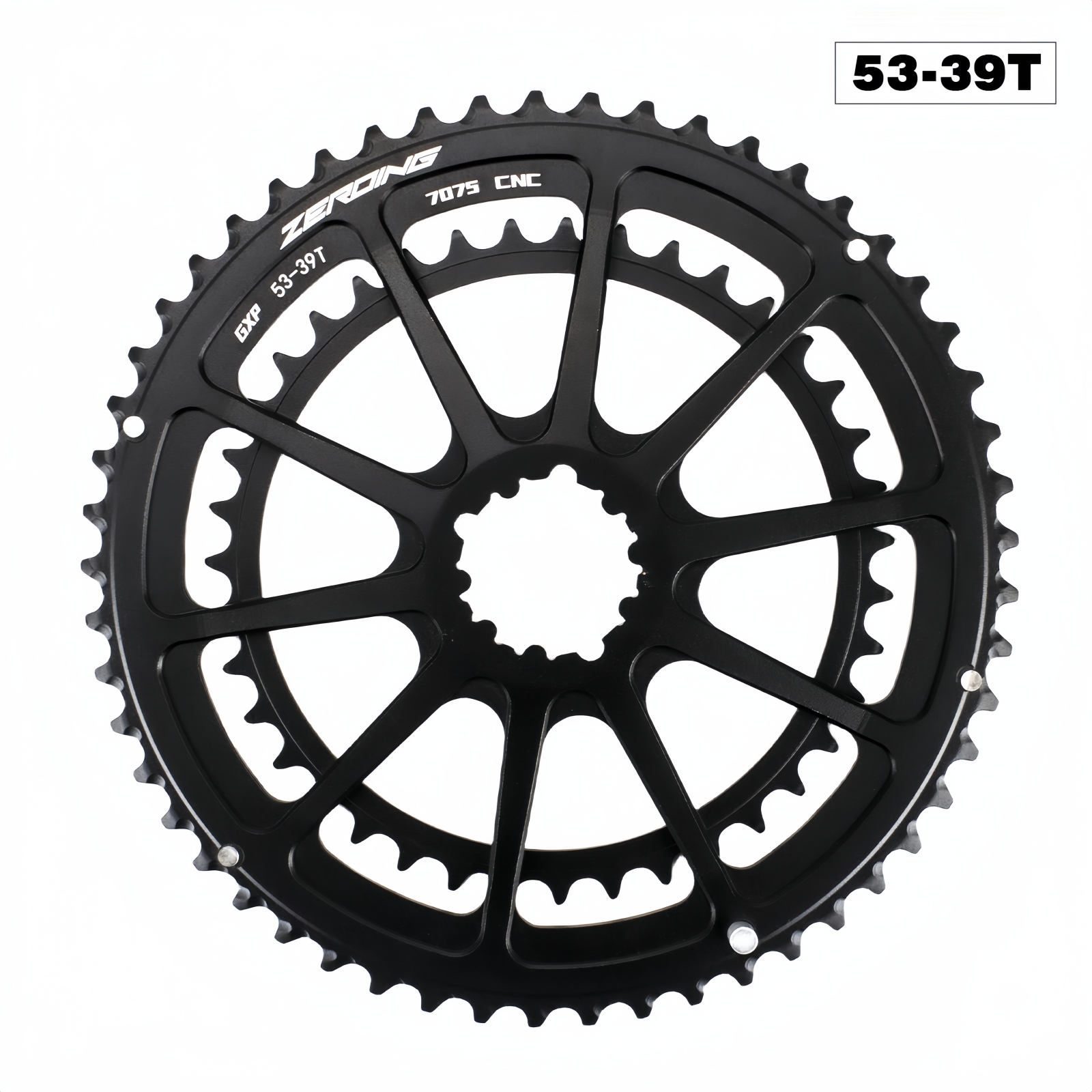 EVOSID Road Bike Chainring 48-32T 46-30T Double Chainring CNC Gravel Bike Chain wheel for 9/10/11/12 Speed Crankset: PURPLE