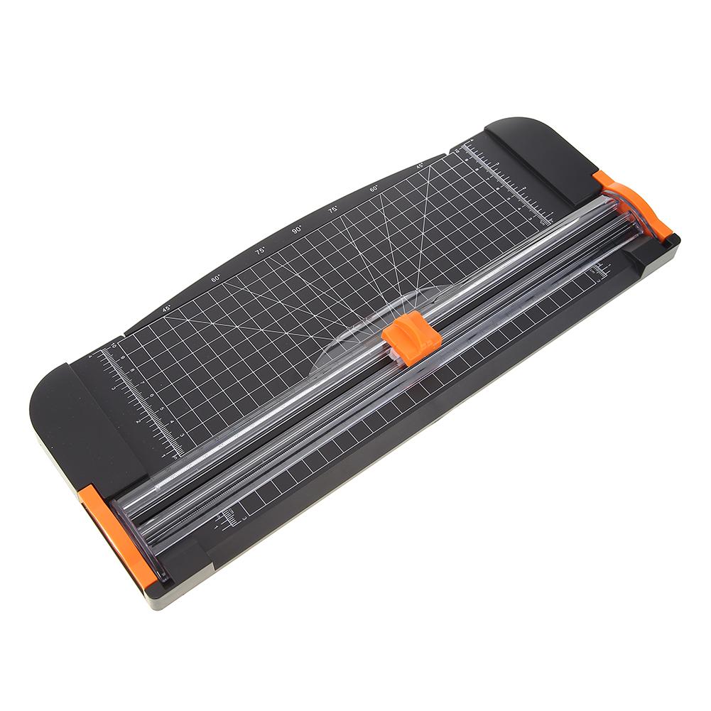 Precision  a4 pappersskärare fotoklippare plastgillotin skärmaskin med utdragbar linjal diy klippbok skärverktyg verktyg