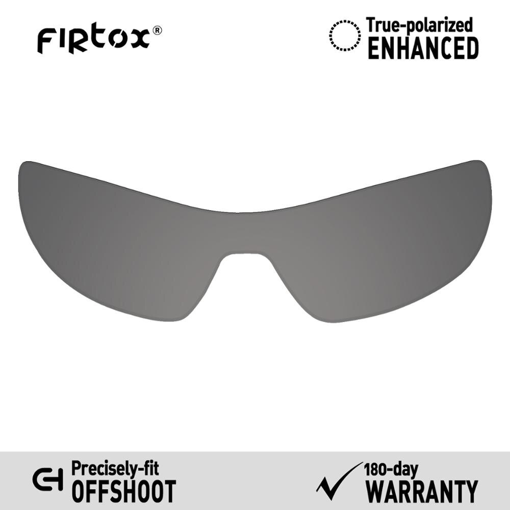 Firtox true  uv400 polariserte linser erstatning til oakley avlegger  oo9190 solbriller (kun kompatibel linse) - flere farger: Svartpolarisert