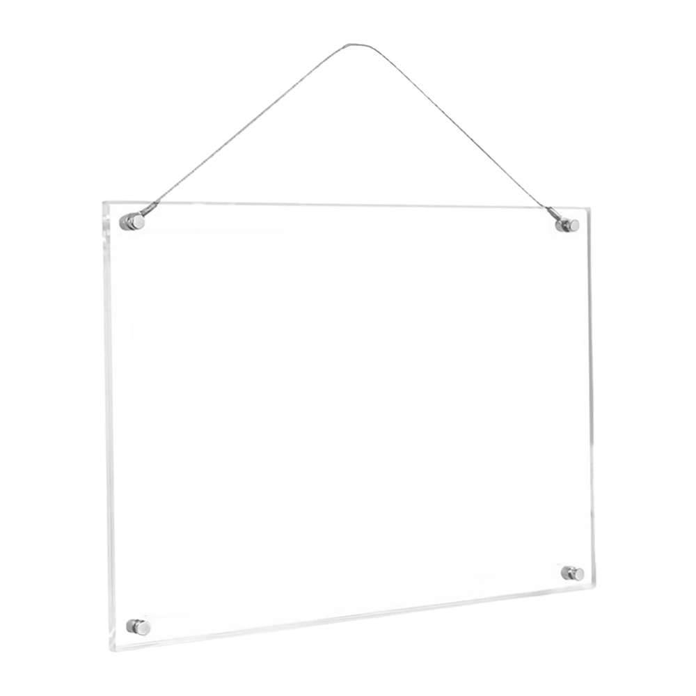 Akryl gennemsigtig fotoramme certificering display ramme væg ornament hjem billedramme til display boligindretning