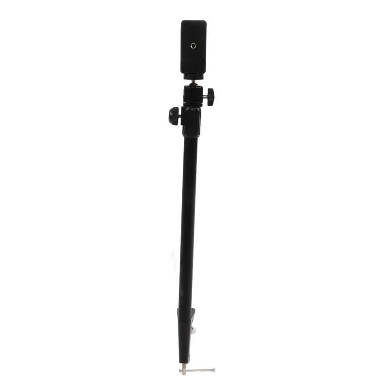 Desktop Klem Mount Light Stand Bracket 2 Stage Aanpassing Legering Materiaal Te Gebruiken Spray Geschilderd Oppervlak Voor Telefoon