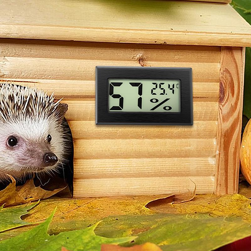 Humidor Igrometro Misuratore di umidità accurato Misuratore di temperatura digitale portatile per interni Misuratore di temperatura e umidità per scatole di vino